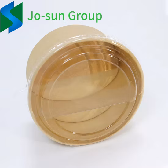 Eco Friendly Disposable Kraft Paper Fruit Salad Food Bowl