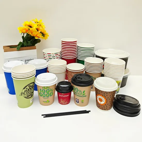 16oz Ripple Double Wall Hot Beverage Paper Cup 